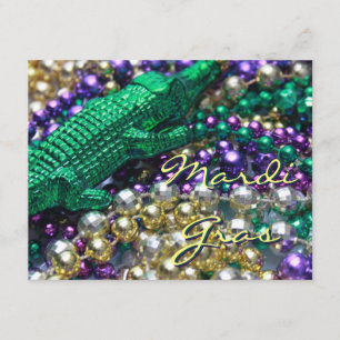 Cartes d'invitation personnalisées pour fête Mardi