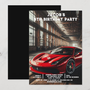 Cartes d'invitation personnalisées pour l'annivers