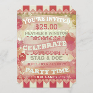 Cartes d'invitation personnalisées pour soirée de 