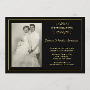 Cartes d'invitation photo pour anniversaire de mar