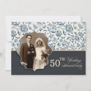 Cartes d'invitation photo pour les 50 ans