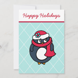 Cartes d'invitation Pingouin