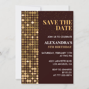 Cartes d'invitation pour 5ème anniversaire Enregis