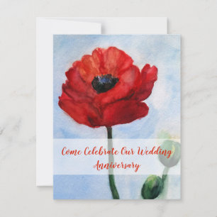 Cartes d'invitation pour anniversaire de mariage ,