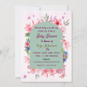 Cartes d'invitation pour Baby Shower 