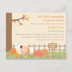 Cartes d'invitation pour Baby Shower au thème de C