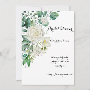 CARTES D'INVITATION POUR BABY-SHOWER DE MARIE