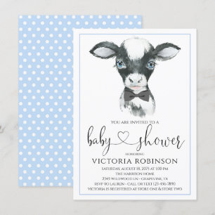 Cartes d'invitation pour Baby Shower Ferme de Vach