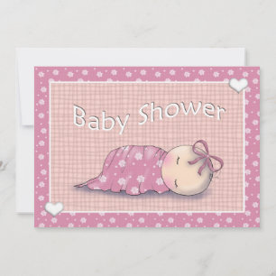 Cartes d'invitation pour Baby Shower Fille