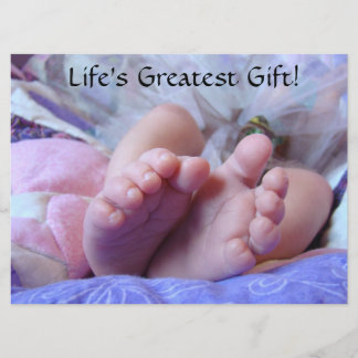 Cartes d'invitation pour Baby Shower Fille, le plu