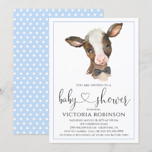 Cartes d'invitation pour Baby Shower Fille ou Garç