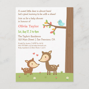 Cartes d'invitation pour Baby Shower sur le thème