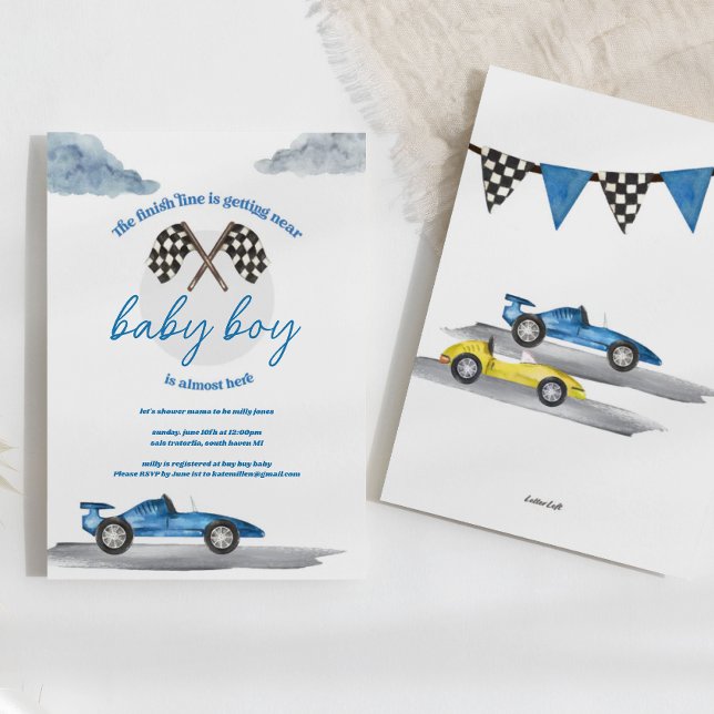 Cartes d'invitation pour Baby Shower sur le thème  (Créateur téléchargé)