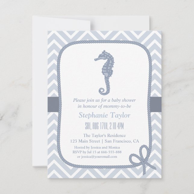 Cartes d'invitation pour Baby Shower sur le thème  (Devant)