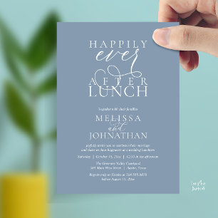 Cartes d'invitation pour déjeuner de mariage, Élég