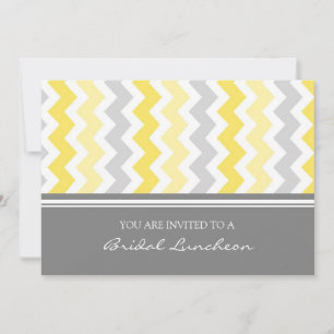Cartes d'invitation pour déjeuner nuptial Lemon Gr
