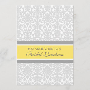 Cartes d'invitation pour déjeuner nuptial Lemon Gr