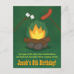 Cartes d'invitation pour fête d'anniversaire autou