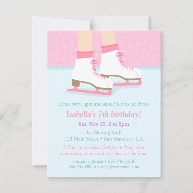 Cartes d'invitation pour fête d'anniversaire de fi (Devant)