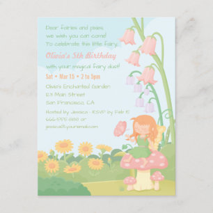 Cartes d'invitation pour fête d'anniversaire de fi