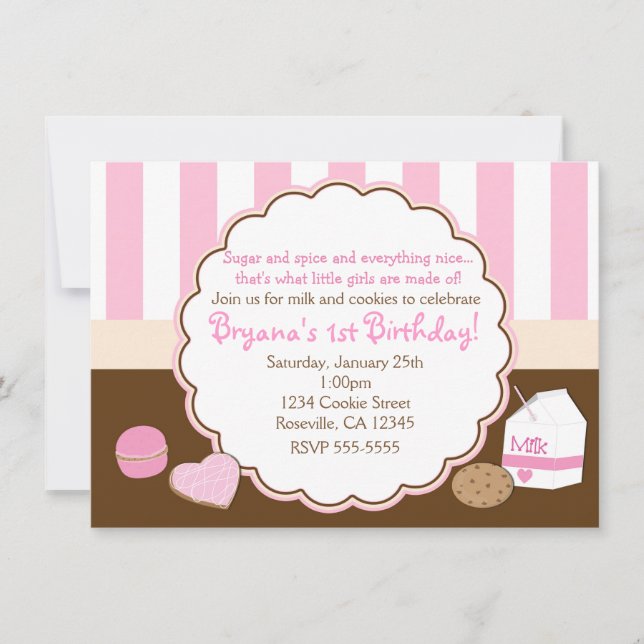 Cartes d'invitation pour fête d'anniversaire de fi (Devant)