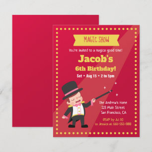 Cartes d'invitation pour fête d'anniversaire de ga