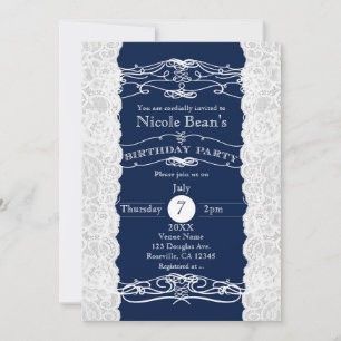 Cartes d'invitation pour FÊTE D'ANNIVERSAIRE en de