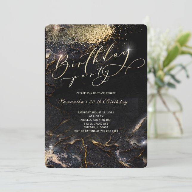 Cartes d'invitation pour fête d'anniversaire flora (Debout devant)