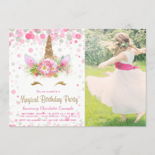 Cartes d'invitation pour fête d'anniversaire licor
