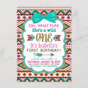 Cartes d'invitation pour fête d'anniversaire Triba