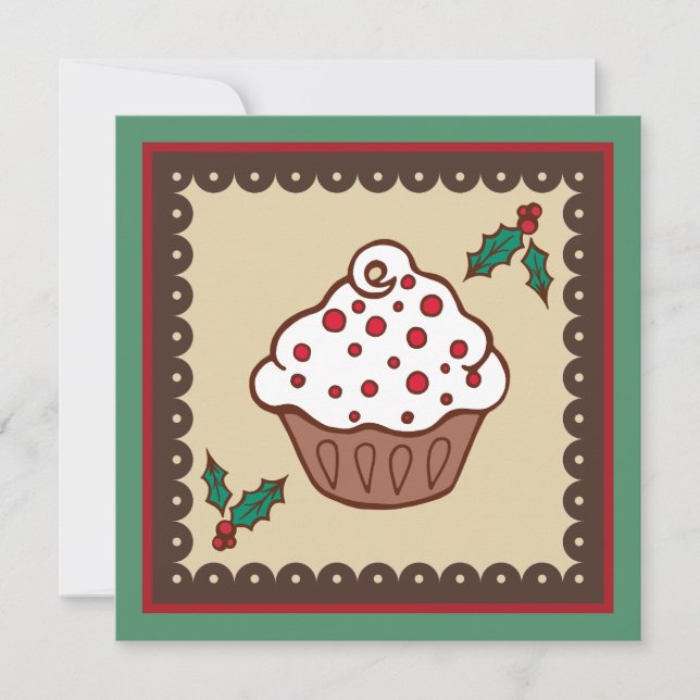 Cartes d'invitation pour gâteau de fête (Devant)