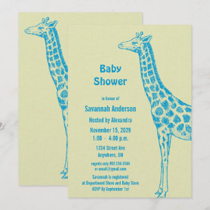 Cartes d'invitation pour la Baby Shower d'un petit
