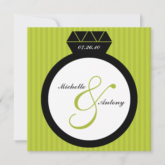 Cartes d'invitation pour la demande en mariage (Devant)