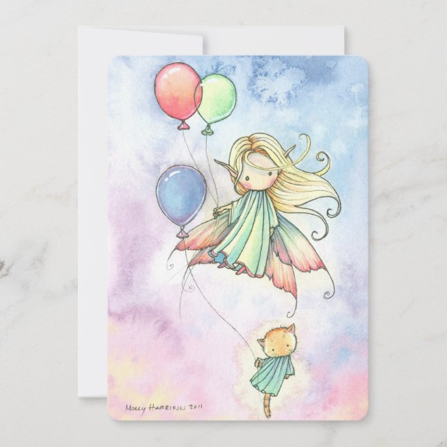 Cartes d'invitation pour la fête d'anniversaire de (Devant)