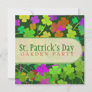Cartes d'invitation pour la fête de jardin de la S