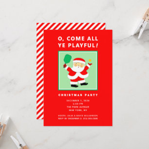 Cartes d'invitation pour la fête de Noël de pickle
