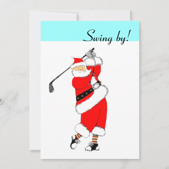 Cartes d'invitation pour la fête de Noël Open Hous (Devant)