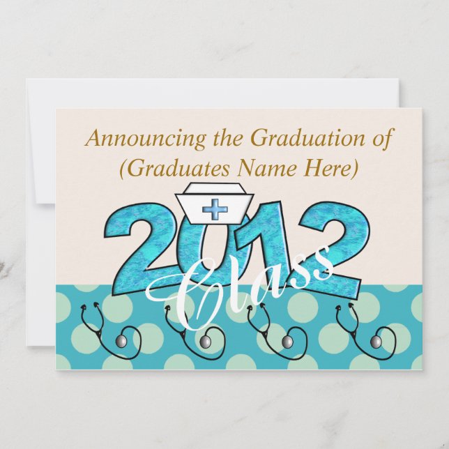 Cartes d'invitation pour la fête de remise de dipl (Devant)