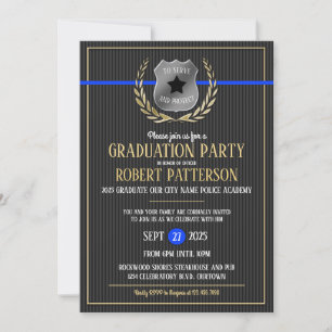 Cartes d'invitation pour la fête de remise des dip
