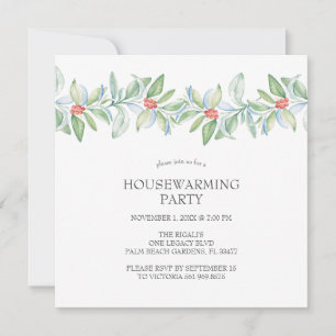 Cartes d'invitation pour la pendaison de crémaillè