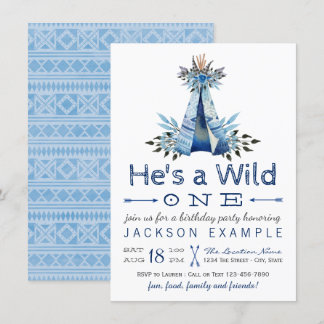 Cartes d'invitation pour la première fête d'annive
