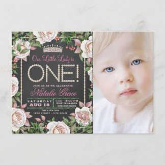 Cartes d'invitation pour la première fête d'annive