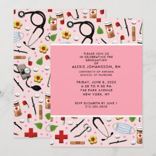 Cartes d'invitation pour la remise des diplômes d'