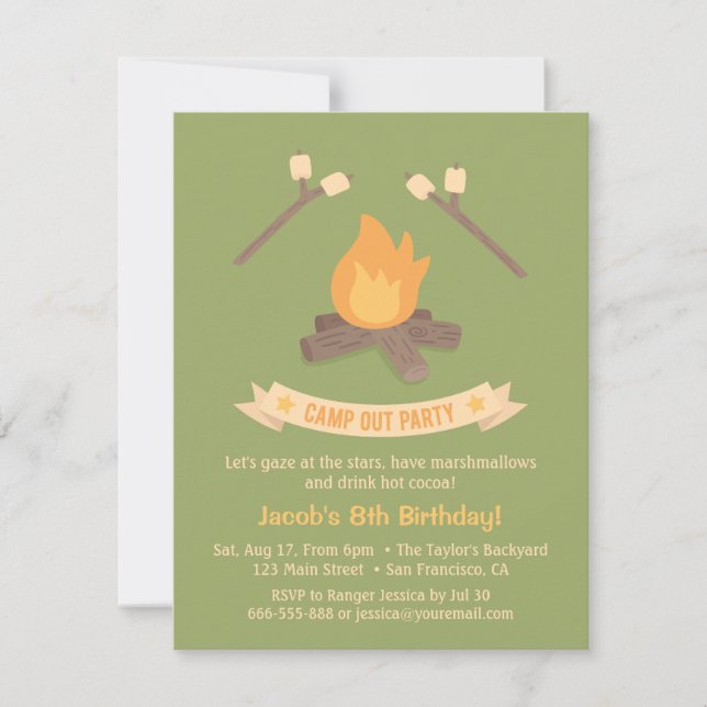 Cartes d'invitation pour l'anniversaire des enfant (Devant)