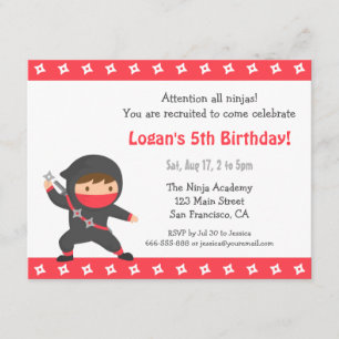 Cartes d'invitation pour l'anniversaire des enfant