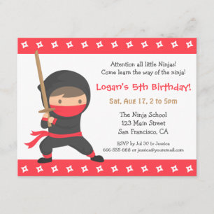 Cartes d'invitation pour l'anniversaire des enfant