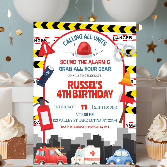 Cartes d'invitation pour l'anniversaire des enfant (Créateur téléchargé)