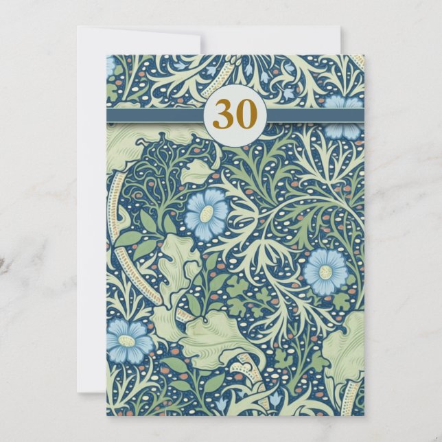 Cartes d'invitation pour le 30e anniversaire (Devant)