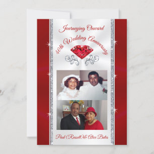 Cartes d'invitation pour le 40e anniversaire de co