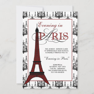 Cartes d'invitation pour le bal de Paris